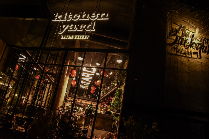 Kitchen Yard on Saturday Night